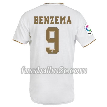 Fußballtrikots Real Madrid Karim Benzema 9 Heim Trikotsatz 2019-2020 Fußballtrikots Real Madrid Karim Benzema 9 Heim Trikotsatz 2019-2020